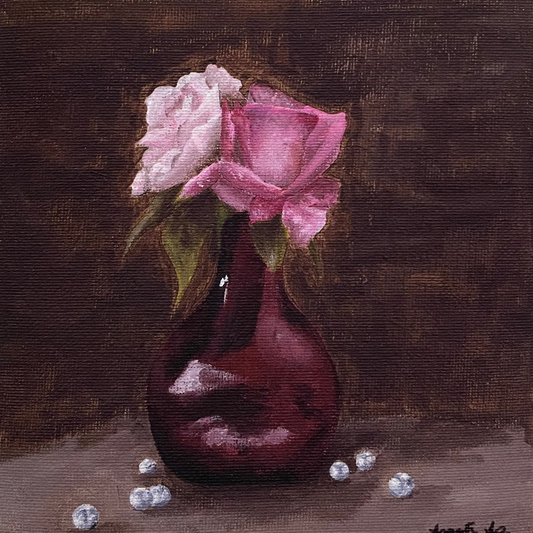 "Roses & Pearls" Print