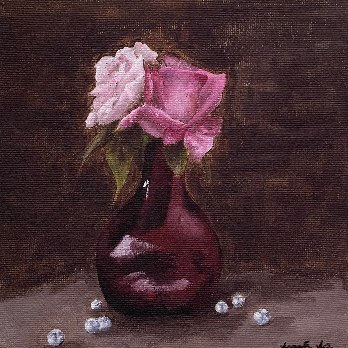 "Roses & Pearls" Print